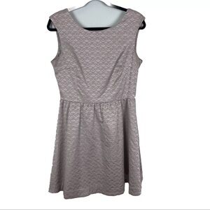 H&M Dress Womens 12 Mermaid Fit and Flare Champagne Sleeveless Above the Knee